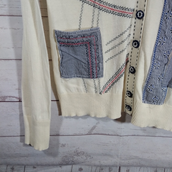 ๐ Anthropologie Guinevere Embroidered Cardigan - Picture 2 of 12